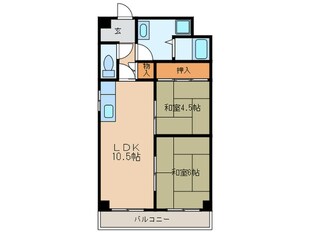 グランアルブルの物件間取画像